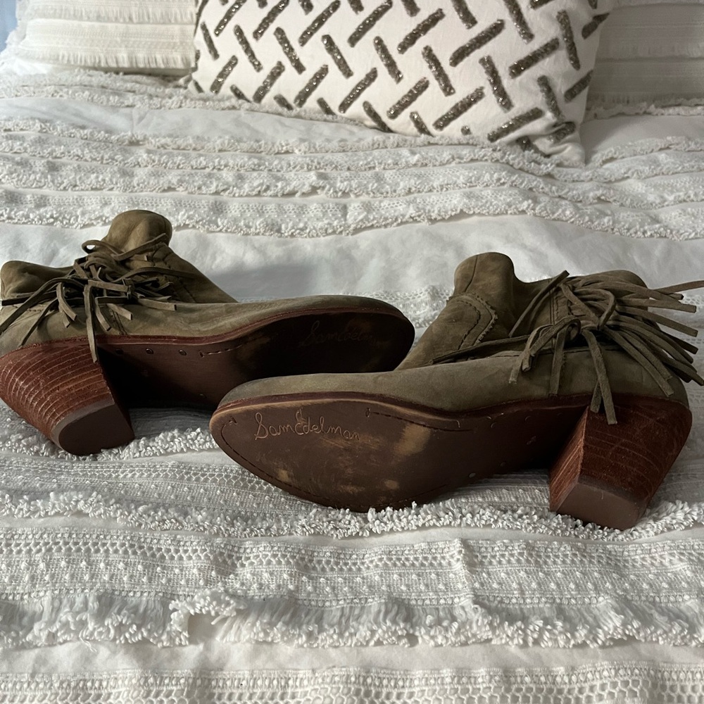 Sam Edelman fringe booties - Picture 3 of 4